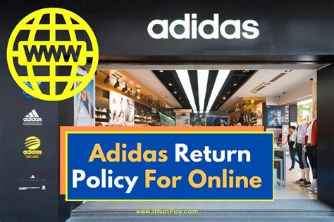 adidas return policy online order.